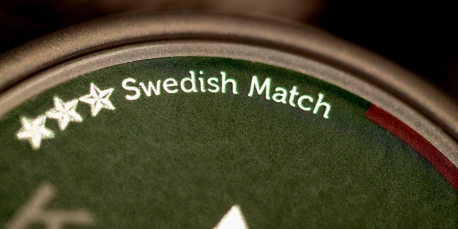 Swedish Match som tillverkar tobak- och snusprodukter redovisar sina resultat för fjärde kvartalet. Arkivbild.