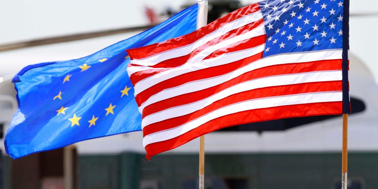 EU har fått preliminärt grönt ljus för att starta handelsförhandlingar med USA. Arkivbild.