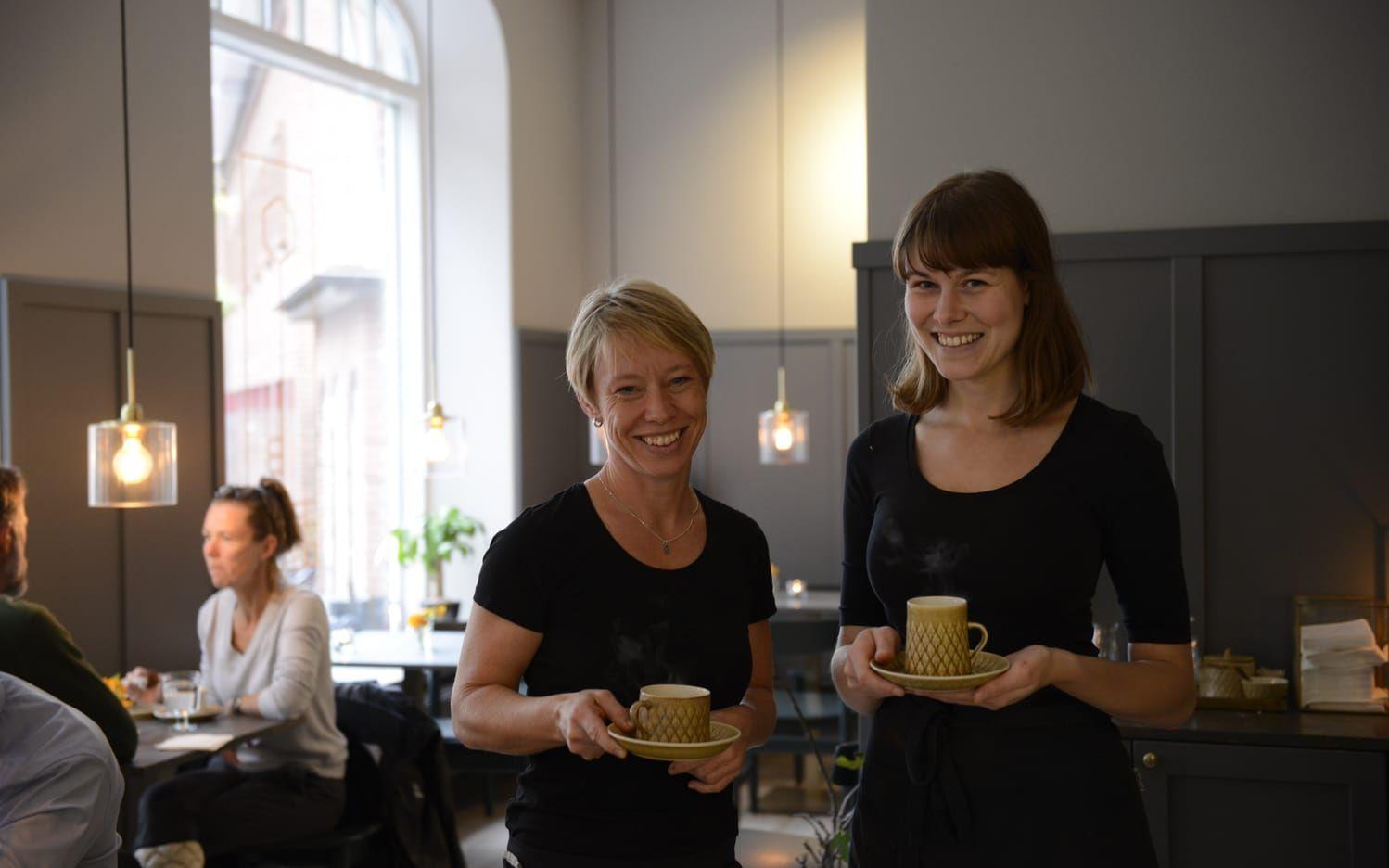 Förväntansfulla. De två delägarna Tilda Lundahl och Ann-Sofie Lönnberg hoppas att Borgmästargårdens design ska få utmärkelser den 19 oktober.