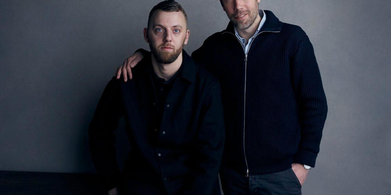 Gustav Möller och Jakob Cedergren på Sundance Film Festival i Utah, USA i januari i år. Arkivbild.