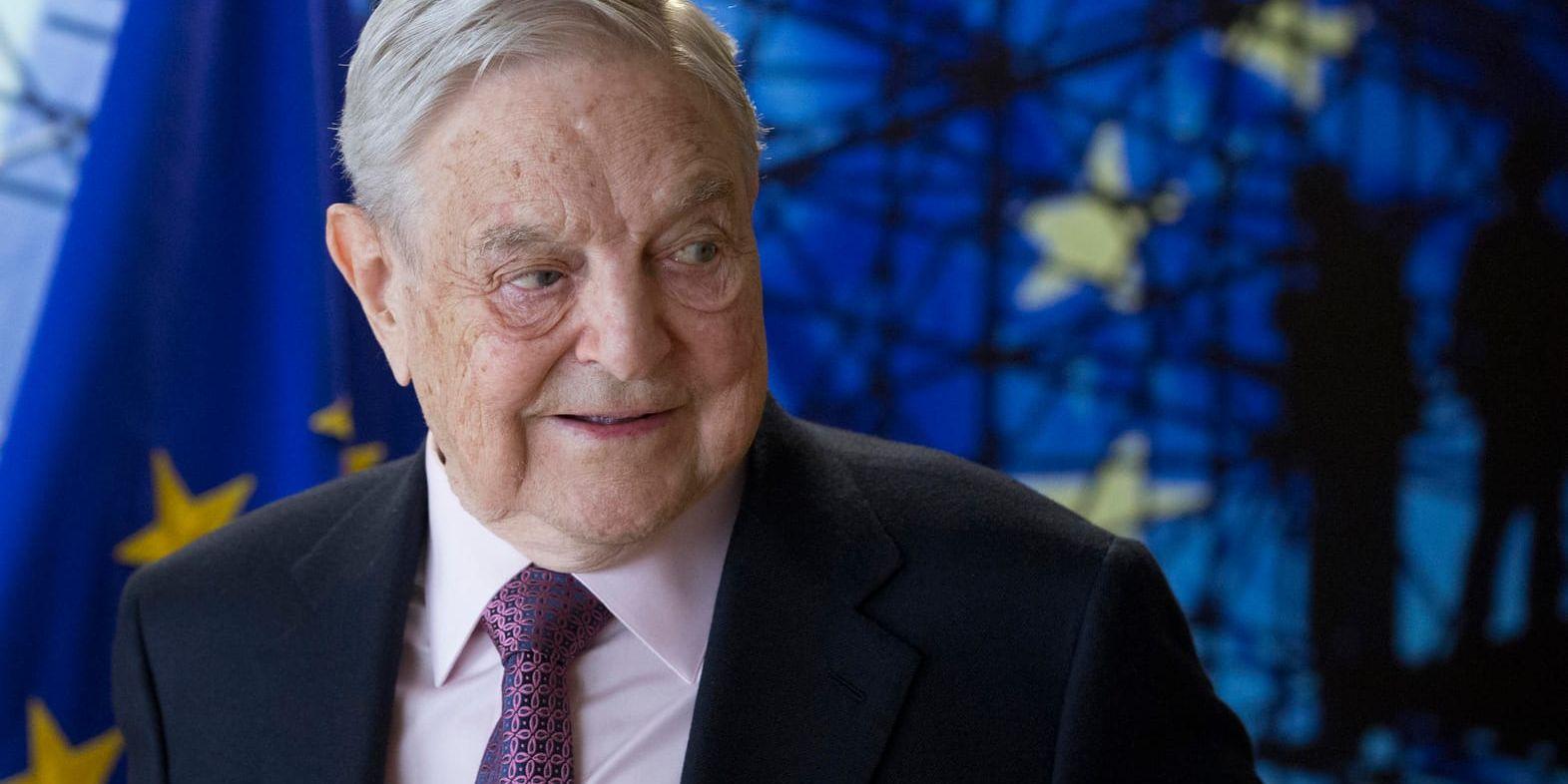 Den ungersk-amerikanske finansmannen George Soros. Arkivbild.