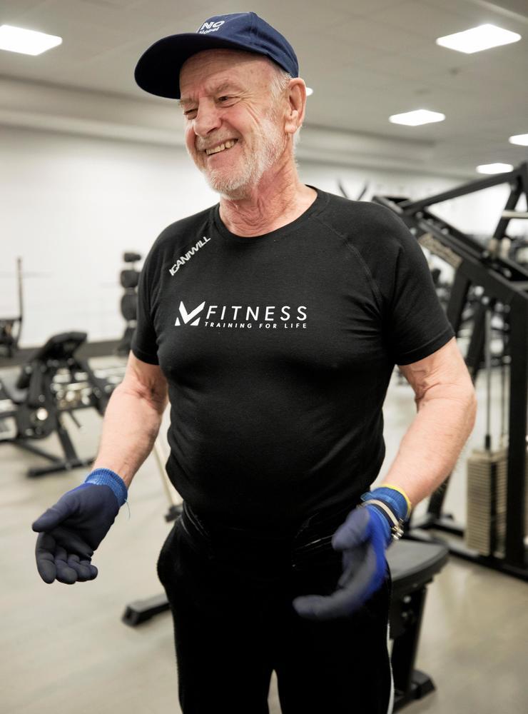 Gymmet är mer än träning för Ulf Öström. Här möter han människor som han byter några ord med och här har han sitt sammanhang ”jag känner mig trygg här”. 