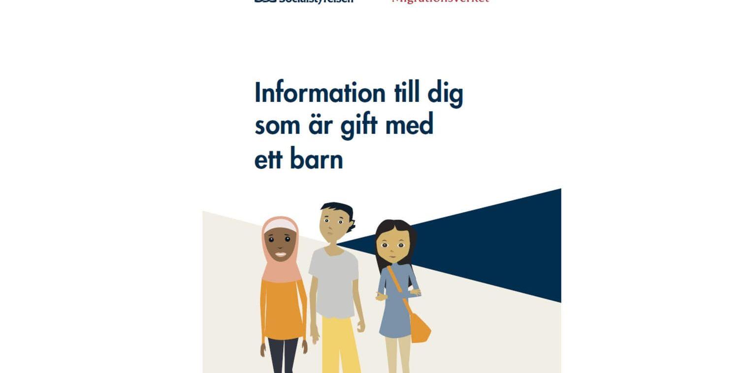 Socialstyrelsen drar tillbaka den hårt kritiserade broschyren "Information till dig som är gift med ett barn".