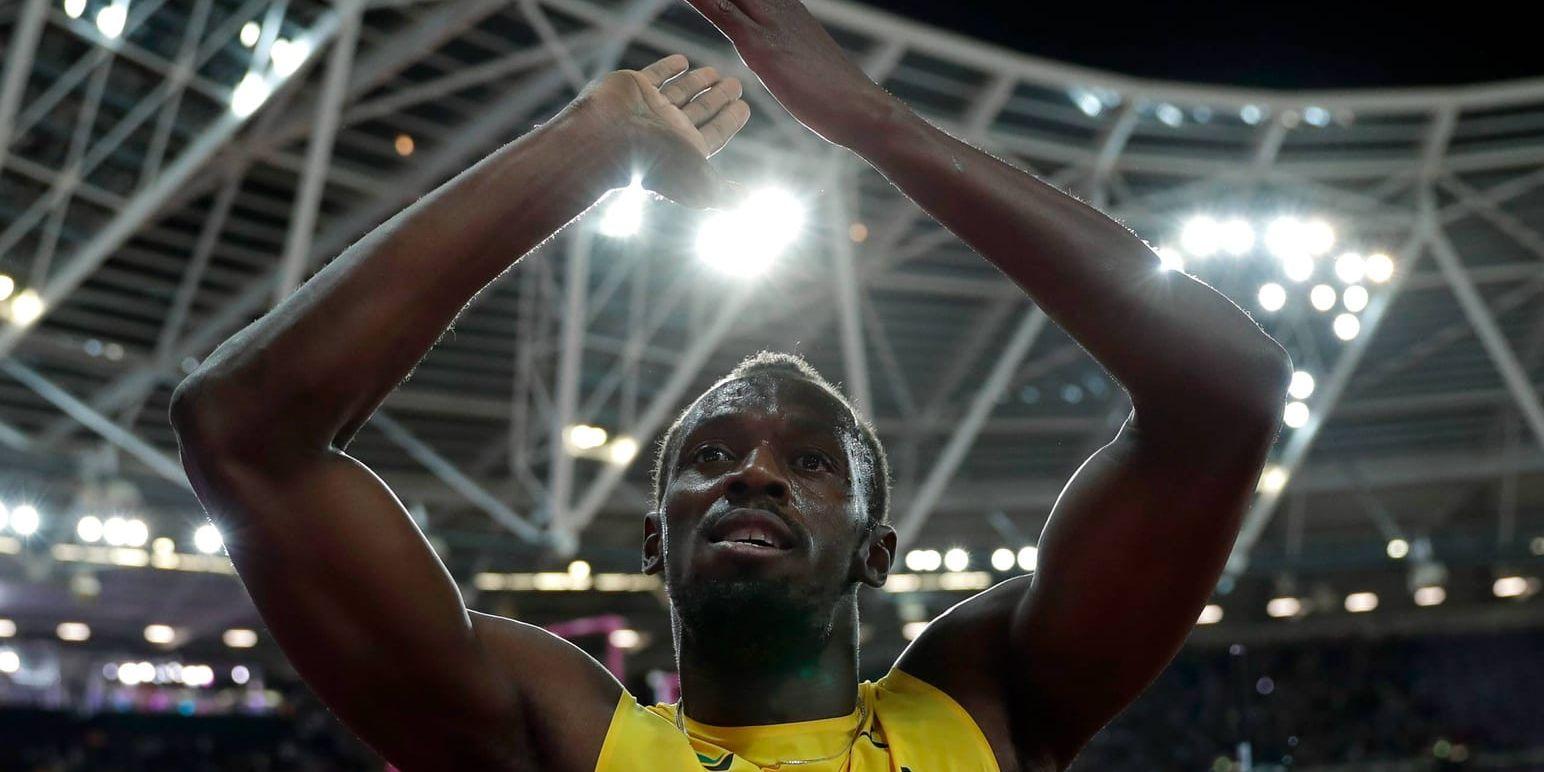 Usain Bolt efter årets VM-final på herrarnas 100 meter där han tog brons.