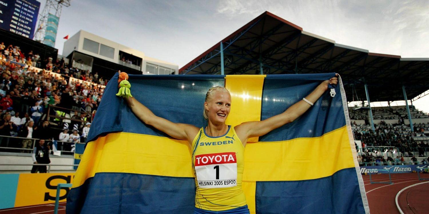 OS-, VM- och EM-mästaren Carolina Klüft tävlar i "Mästarnas mästare" nästa år. Arkivbild.