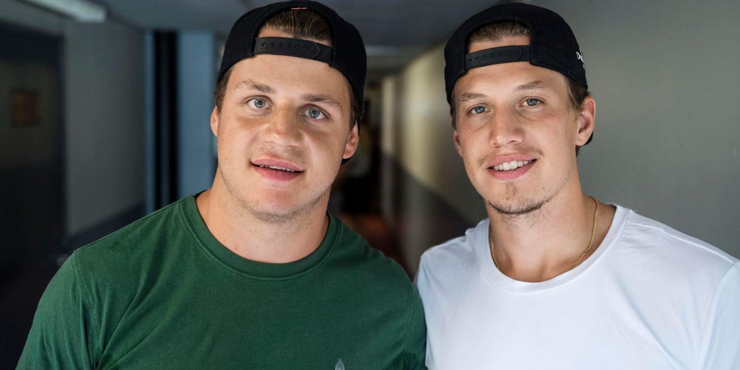 Mattias Janmark, till vänster, och Rickard Rakell är hemma i Stockholm. I höst väntar viktiga säsonger i NHL.