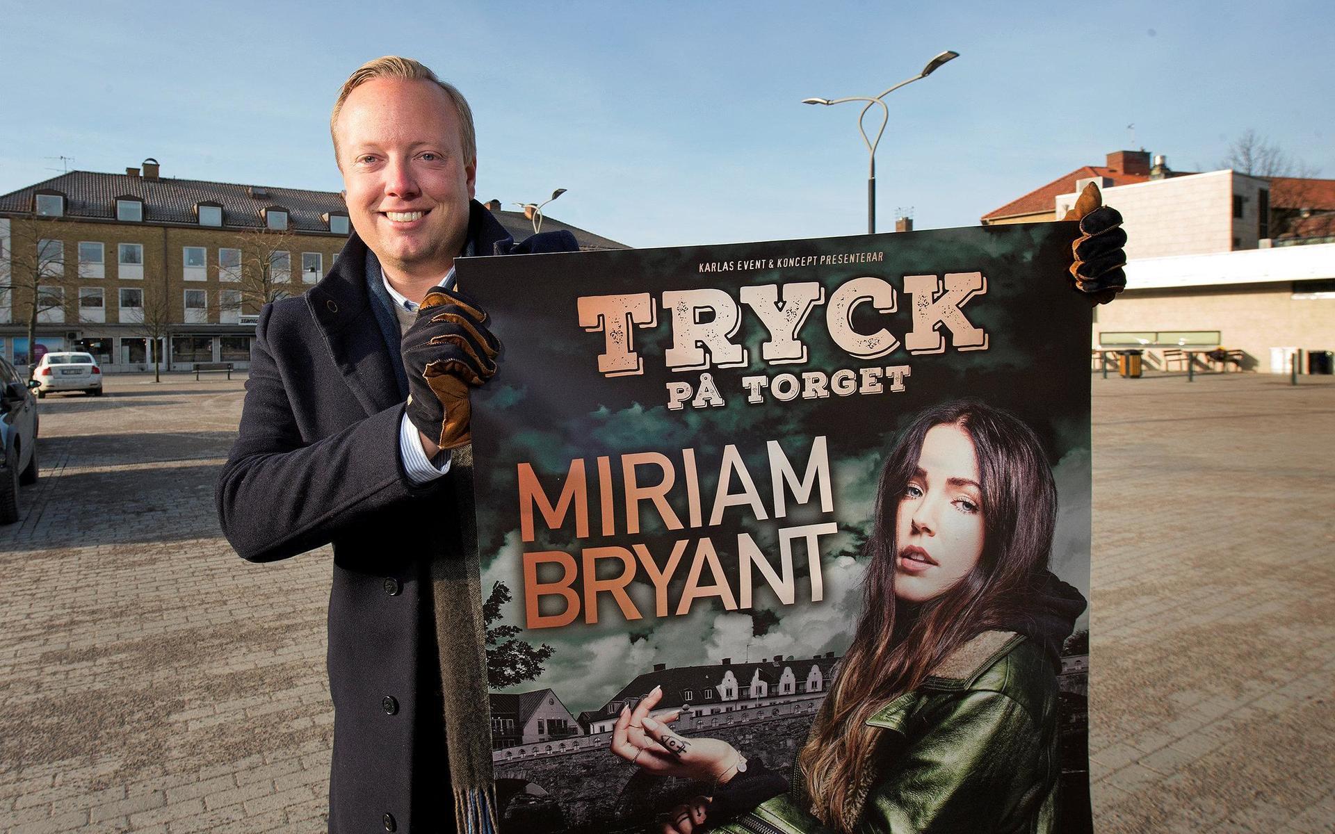I fyra år i rad arrangerade ”Karla” sommarens största konserter på Stortorget i Falkenberg. 2017 var det Miriam Bryant som stod på scen.