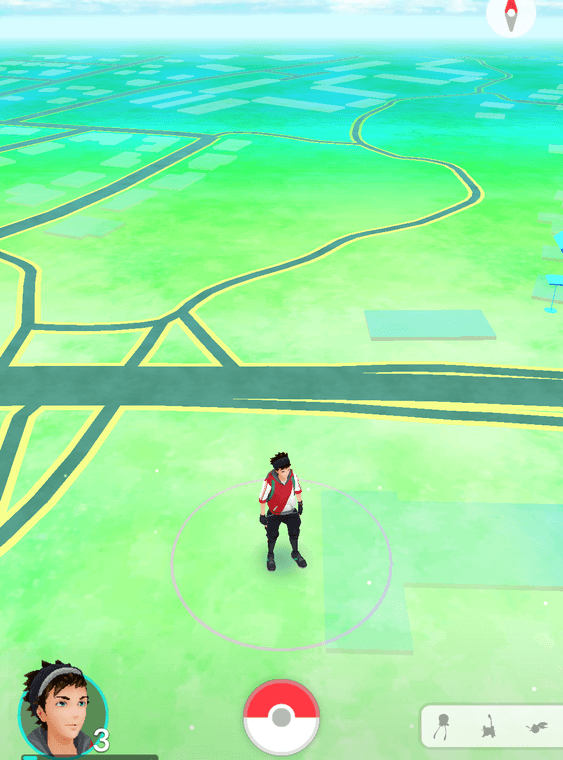 VILSEN. HN:s avatar vid Lasarettsvägen utan någon Pokémon i sikte.