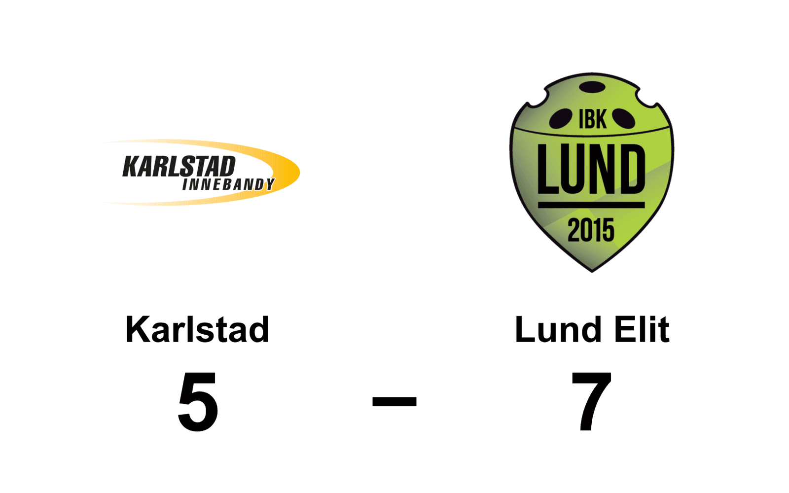Karlstad IBF förlorade mot IBK Lund Elit