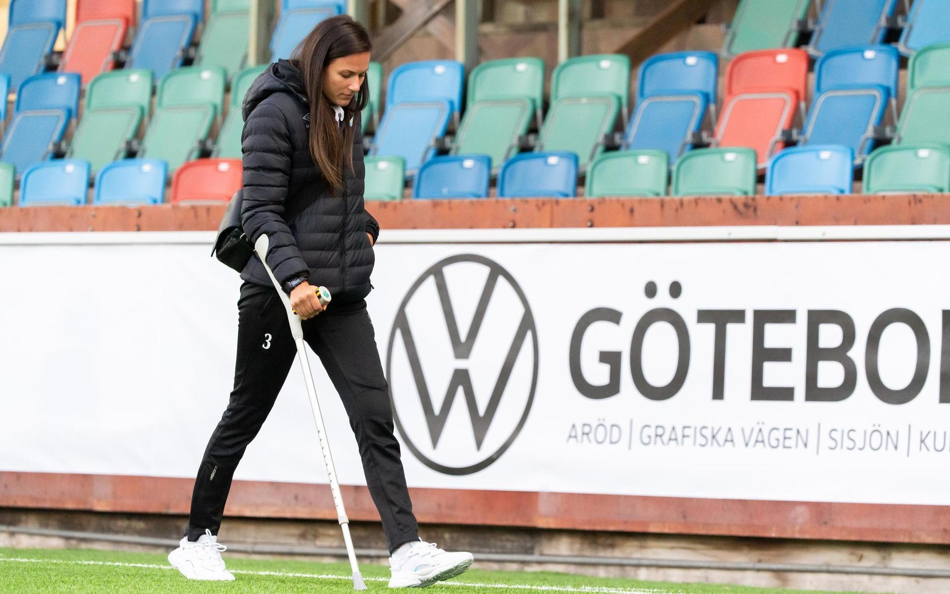 Göteborg FC:s lagkapten Beata Kollmats har varit knäskadad under hela säsongen.