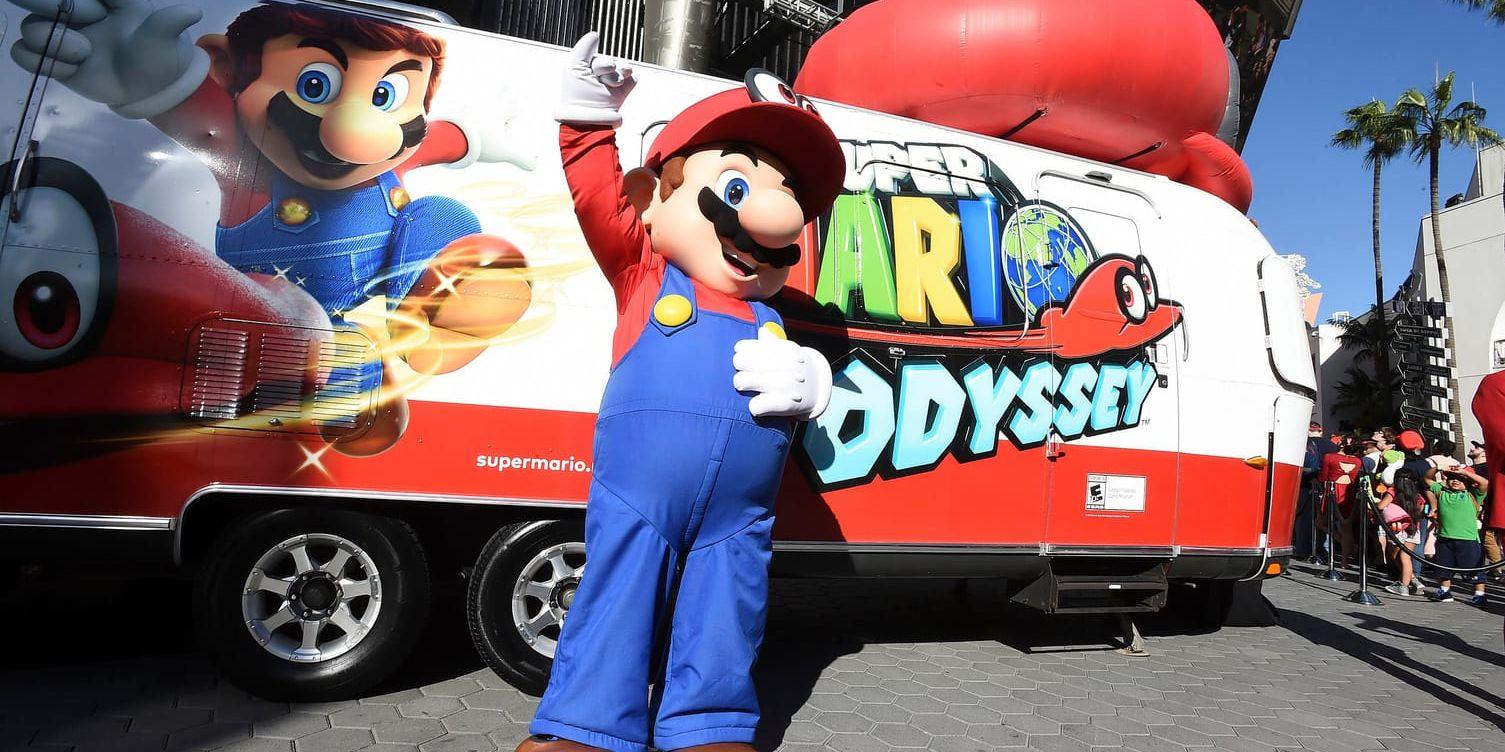Tv-spelsfiguren Mario kan snart bli film. Arkivbild.