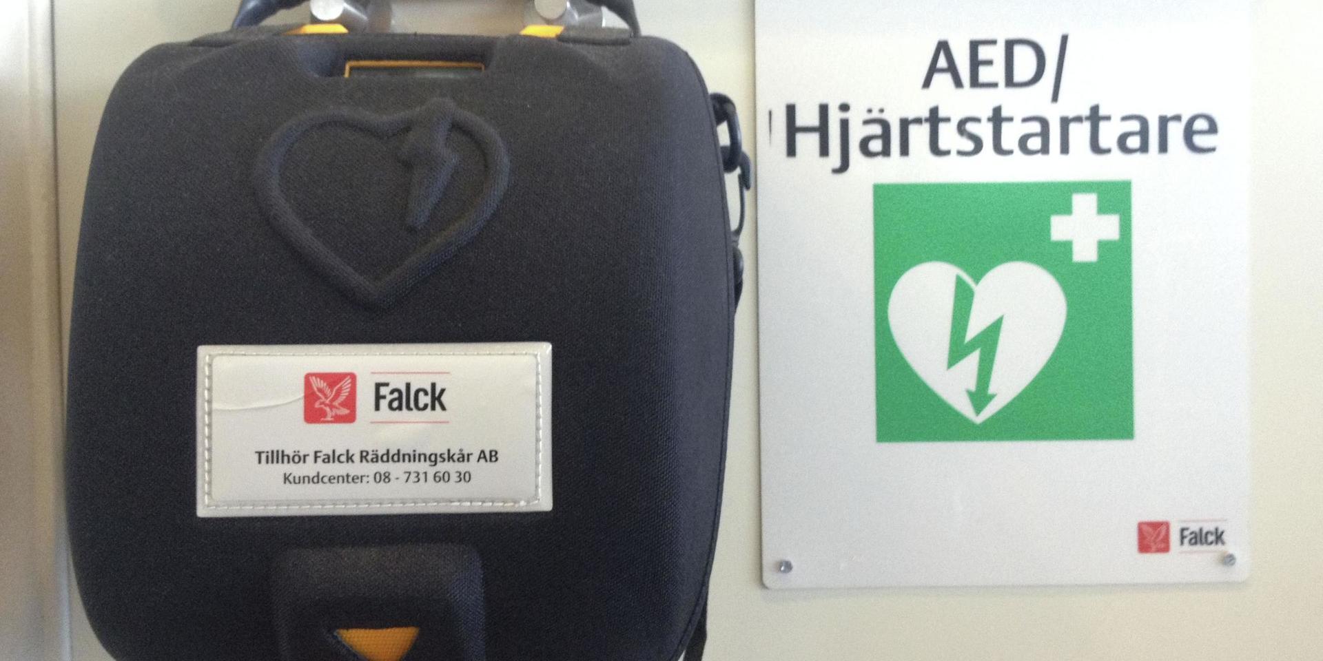 STOCKHOLM 20130529Defibrillator på en arbetsplats. Foto Mons Brunius SCANPIX kod 115