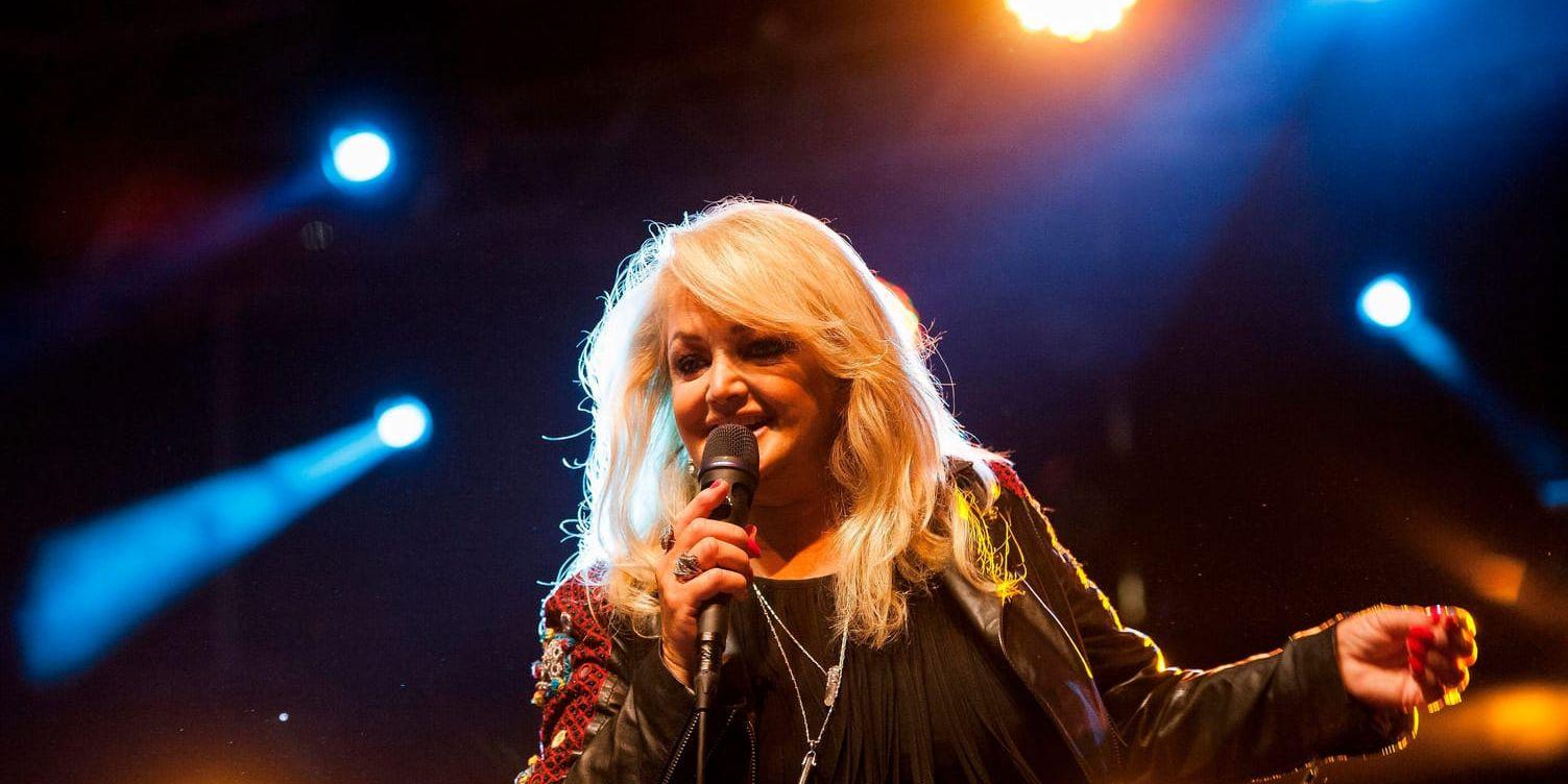 Bonnie Tyler har stått på scen i 50 år, men har inga planer på att lägga av. Arkivbild.