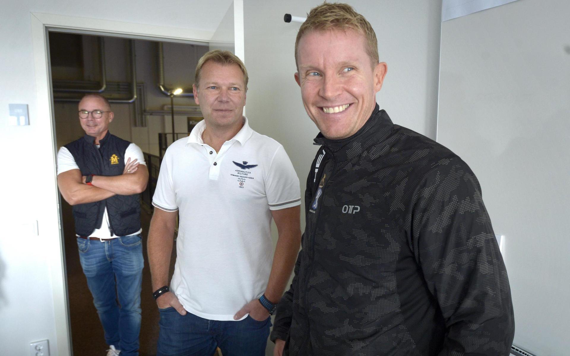 Pelle Sandberg, Jörgen Hallgren och Rikard Holmén.