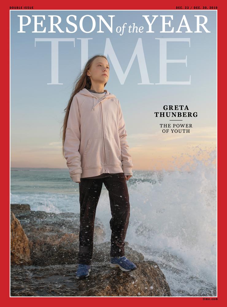 Greta Thunberg utsågs till årets person av Time Magazine. Arkivbild.