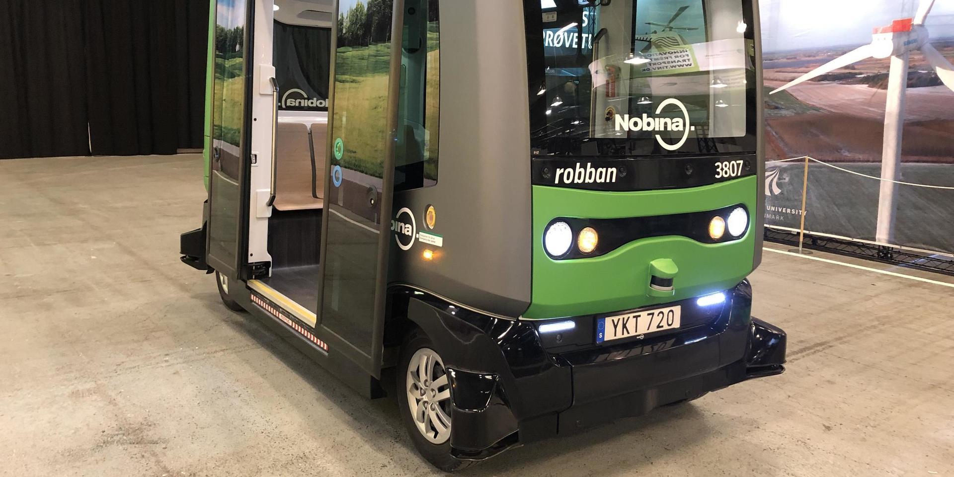 Varbergs kommun ska genom EU-projektet PAV köra en självkörande buss (Nobina ska köra) i Apelviken två veckor i juni 2021