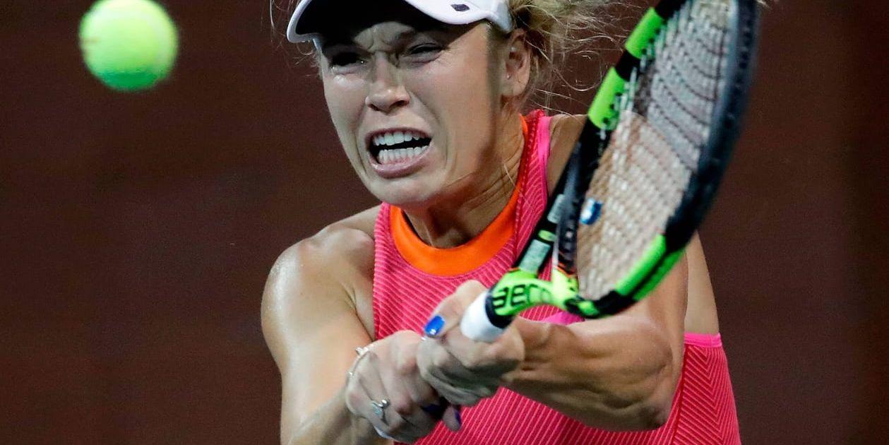 Danskan Caroline Wozniacki förlorade i US Open mot ryskan Jekaterina Makarova.