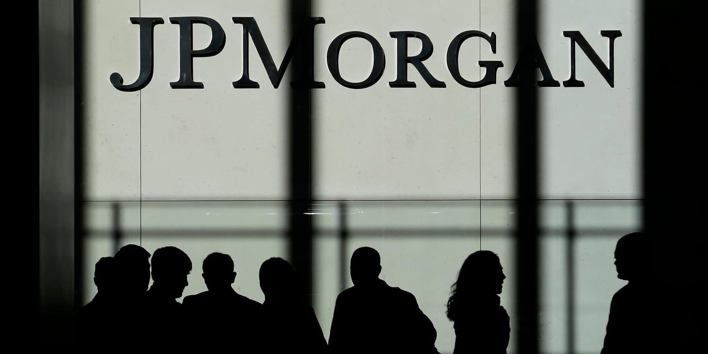 För första gången på 15 kvartal missade storbanken JP Morgan Chase förväntningarna på vinsten. Arkivbild.
