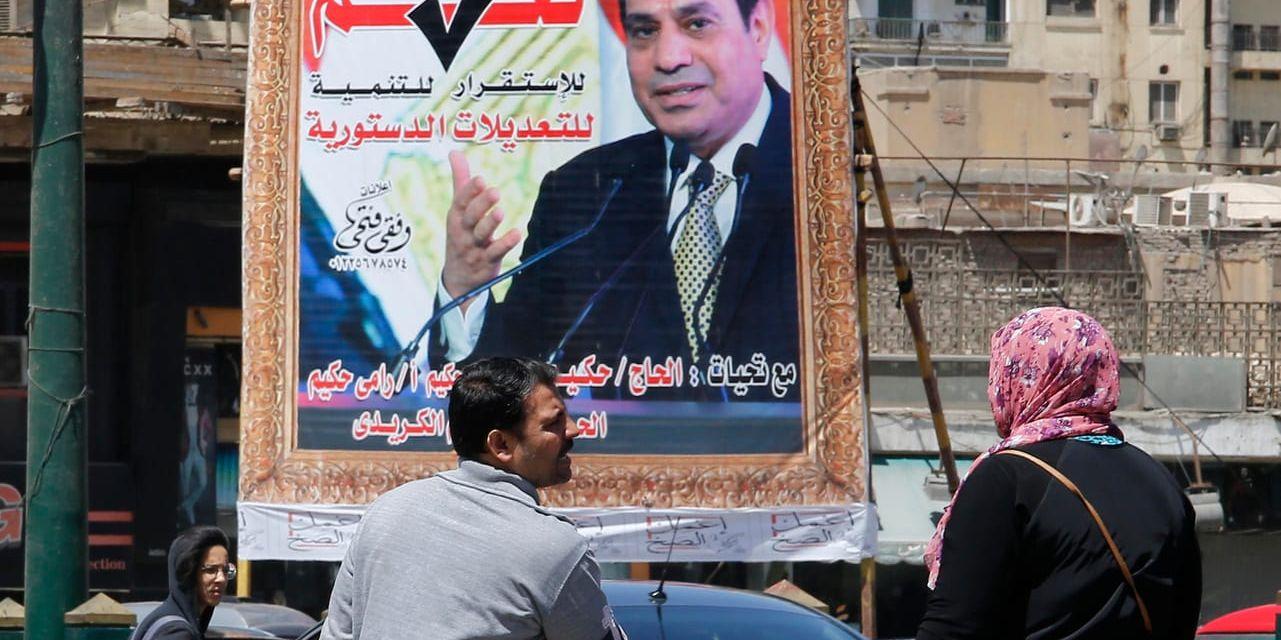 Egypten har röstat ja i en folkomröstning om en rad grundlagsändringar. Arkivbild.