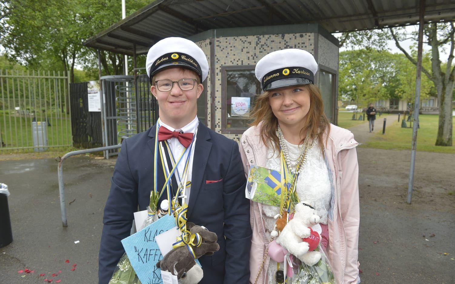 Lukas Cullhed och Johanna Karlsson såg fram emot att fira med sina familjer.