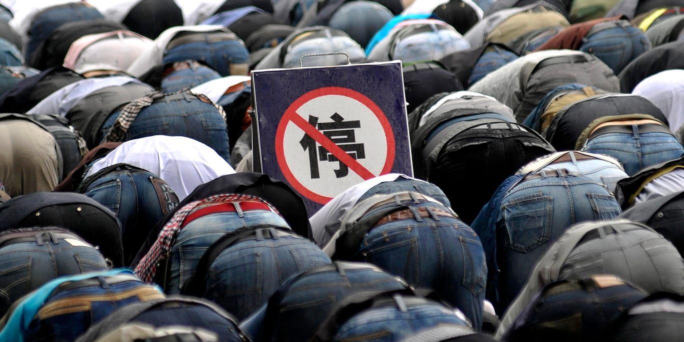 Människor ur den muslimska minoriteten uigurer i Kina får flyktingstatus i Sverige. Arkivbild.
