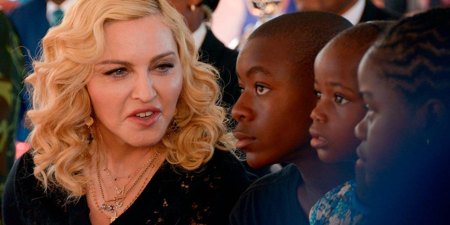 Madonna i Malawi den 11 juli. Arkivbild.