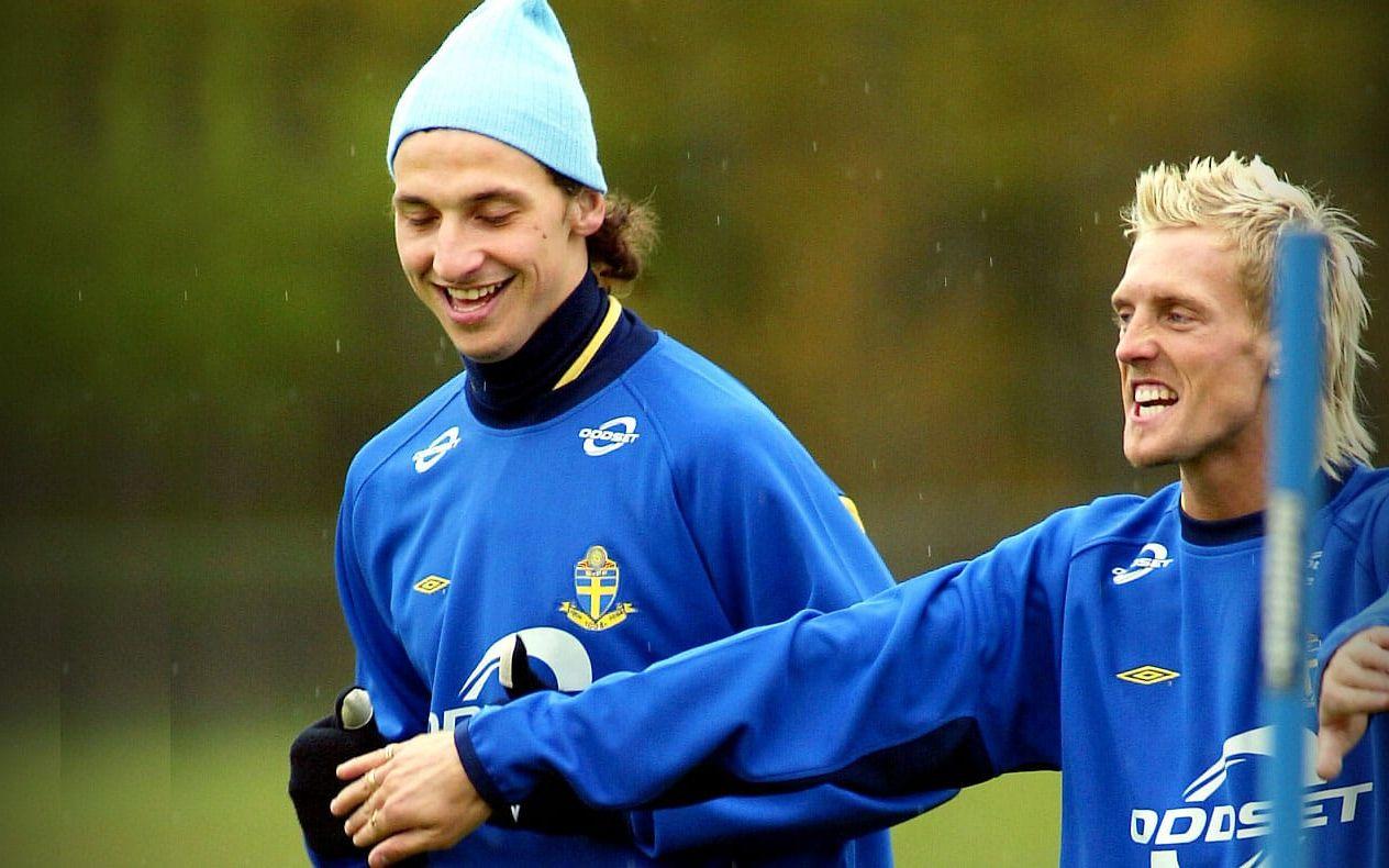 Christian "Chippen" Wilhelmsson var en av Zlatans kompisar under deras tid tillsammans i landslaget. Foto: Bildbyrån