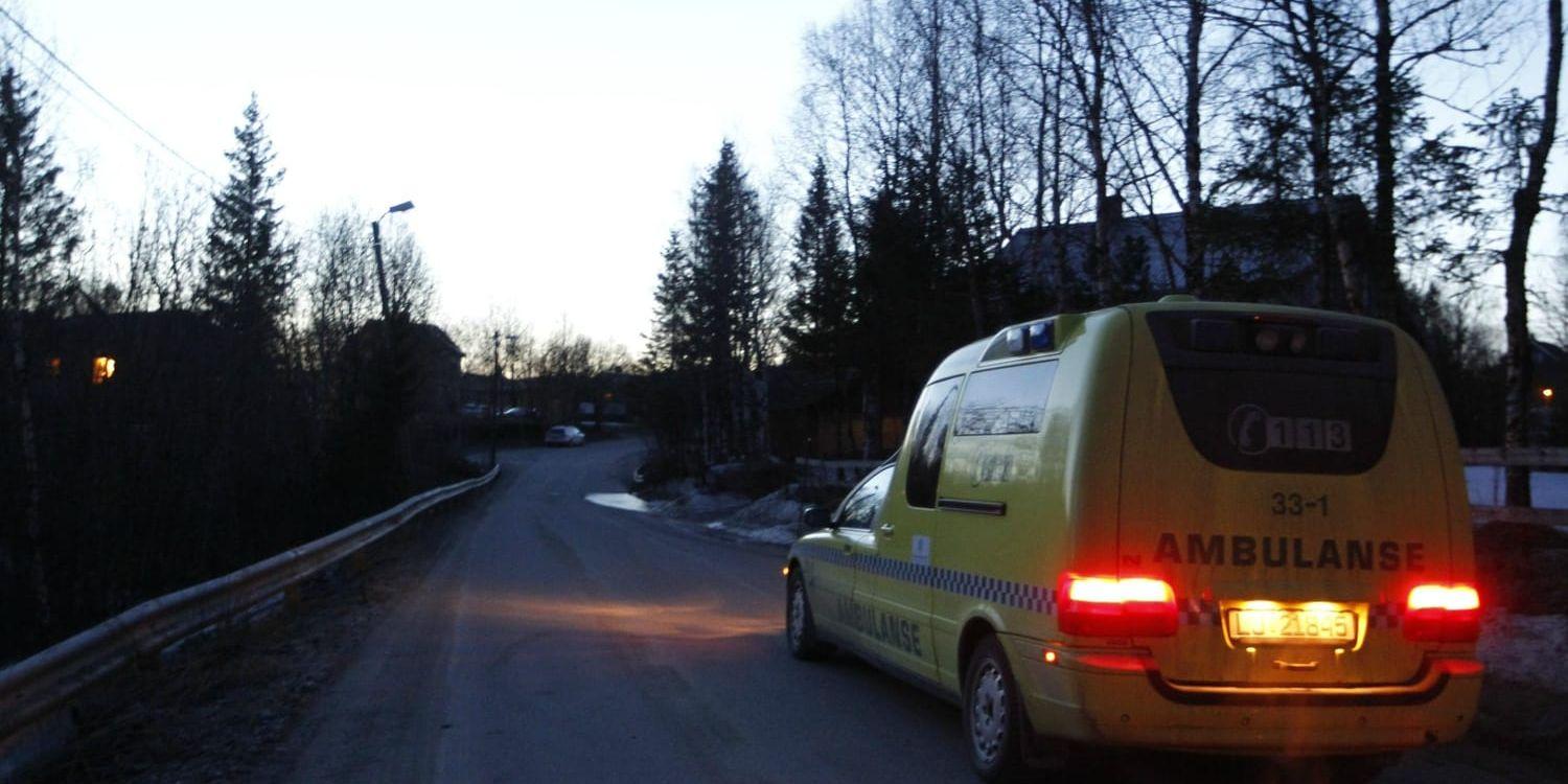 Svenskar i Funäsdalen kan bli hämtade med norsk ambulans och förd till ett sjukhus i grannlandet. Arkivbild.