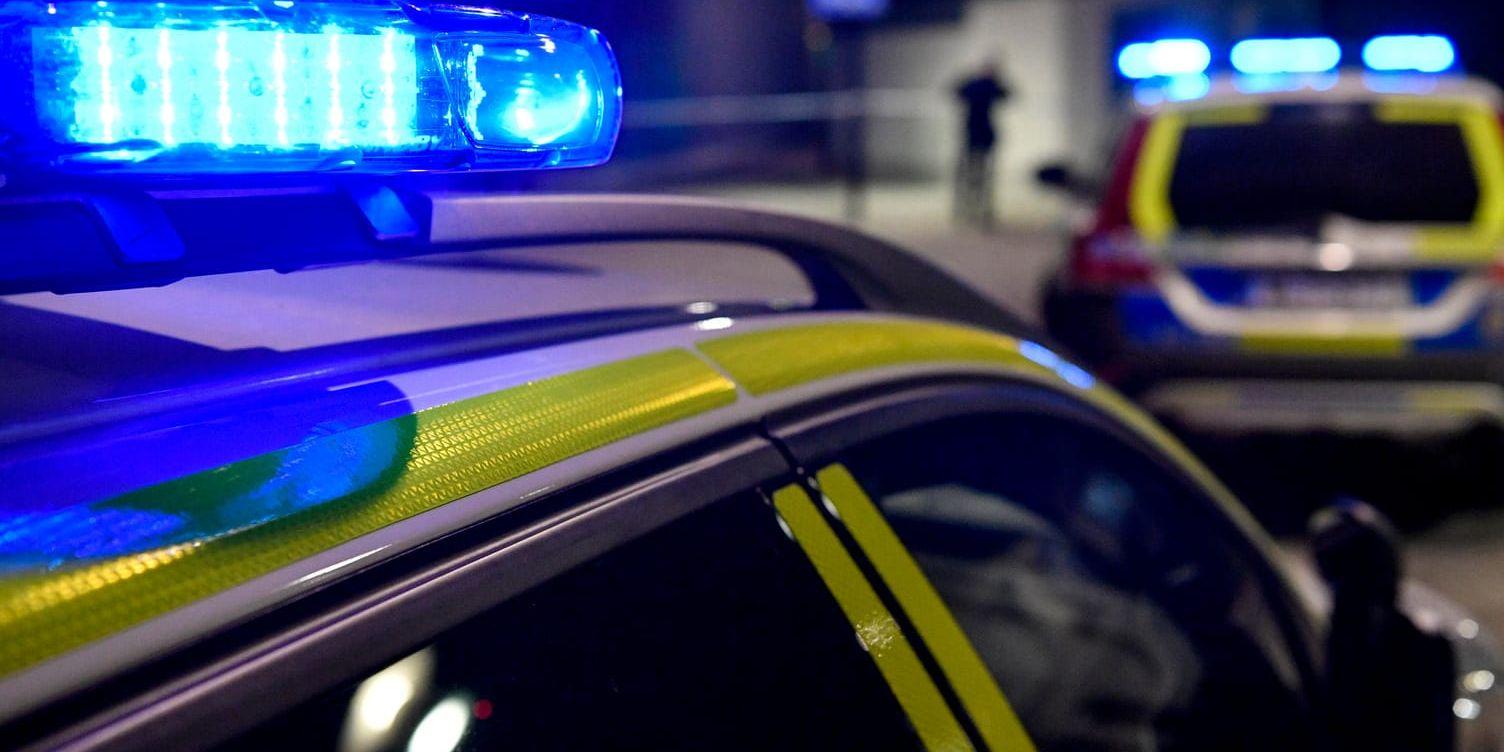 Polisen undersöker en skottlossning i Oxie i Malmö. Arkivbild.