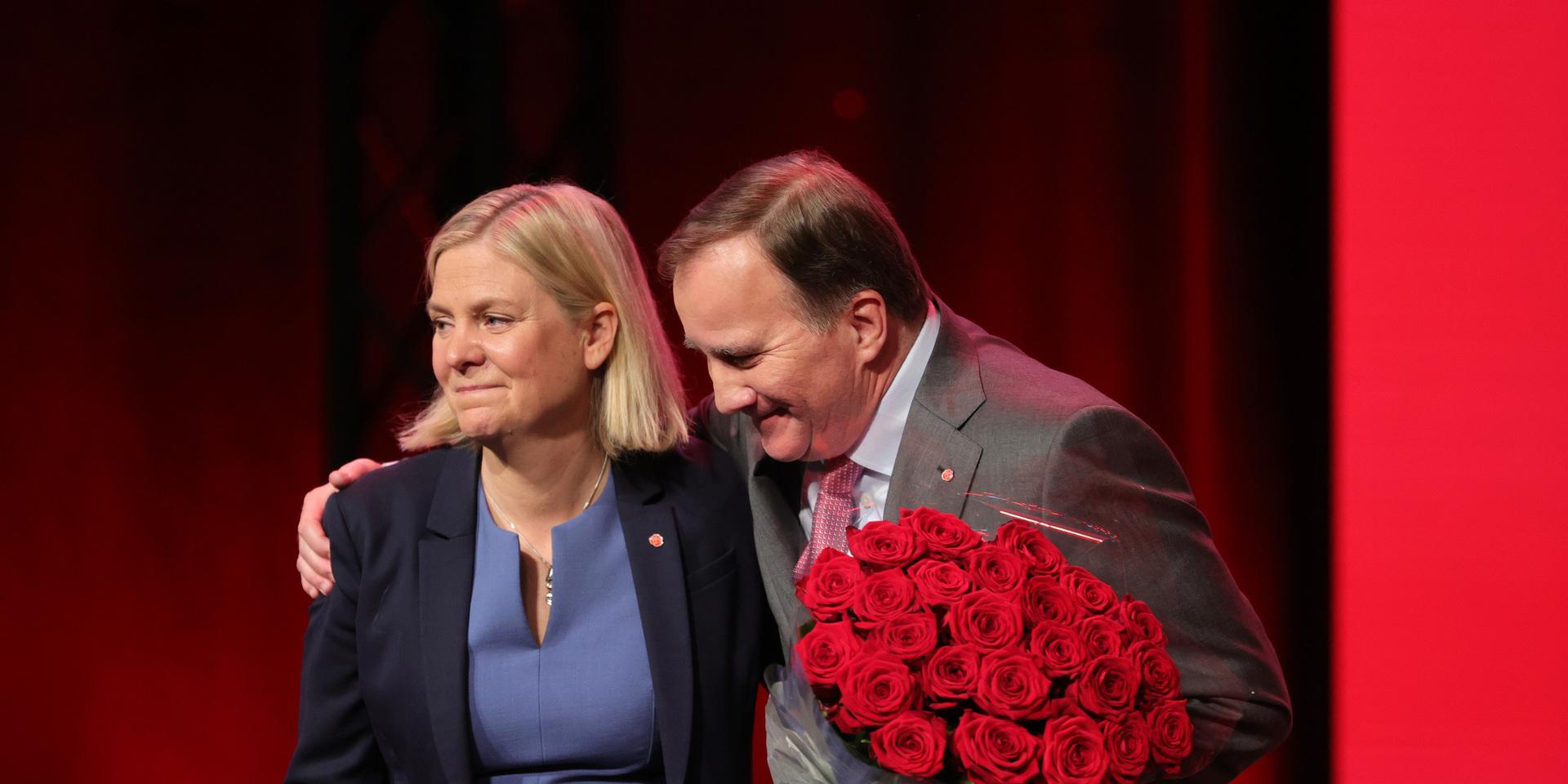 Magdalena Andersson tog över som partiledare för Socialdemokraterna i november 2021. Arkivbild.