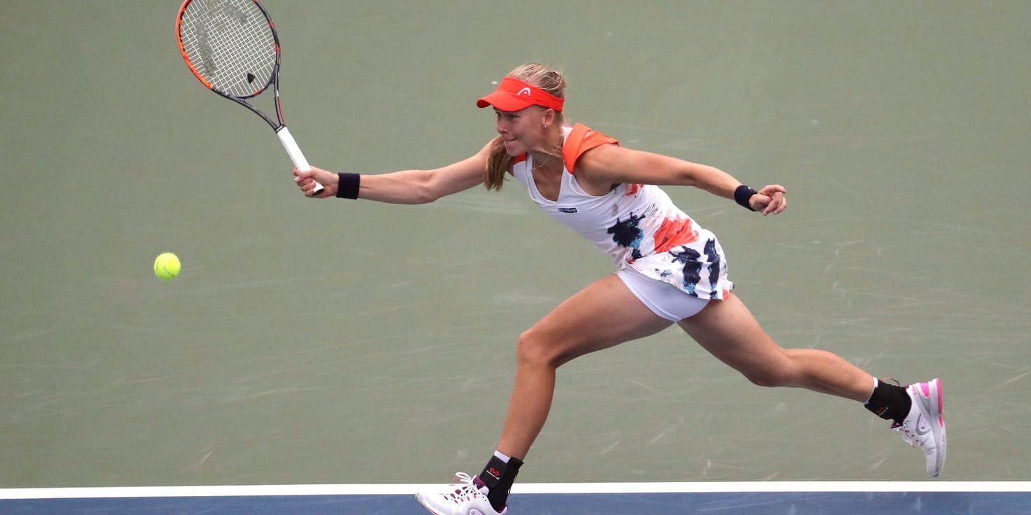 Johanna Larsson spelar WTA-slutspelet i dubbel med Kiki Bertens.
