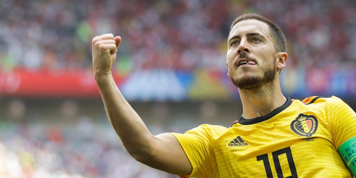 Eden Hazard är en av stjärnorna i den gyllene generationen som Belgien fått fram. Arkivbild.