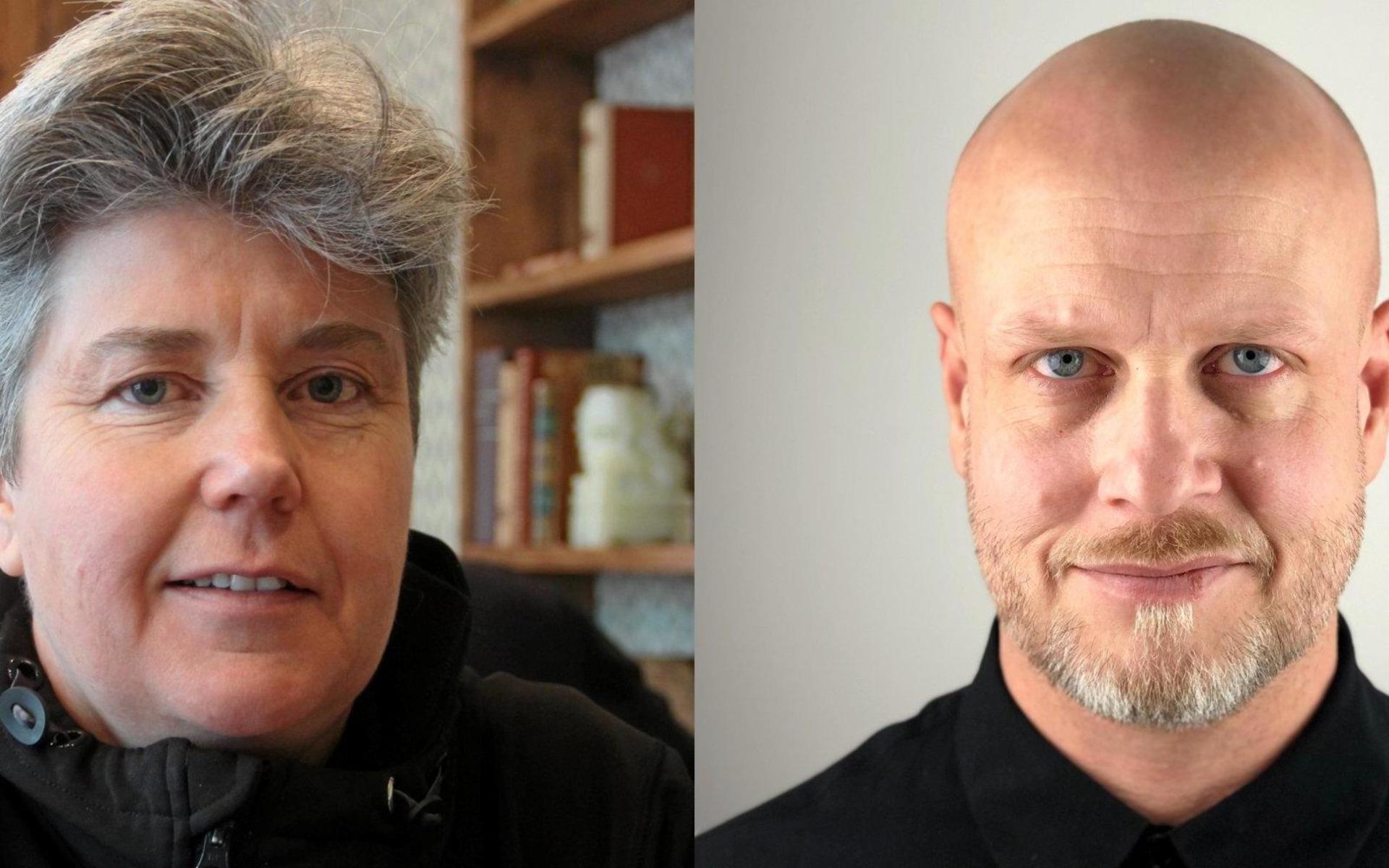 Marie Rydell och Johan Svensson är årets kulturstipendiater i Varbergs kommun och får 10 000 kronor vardera.