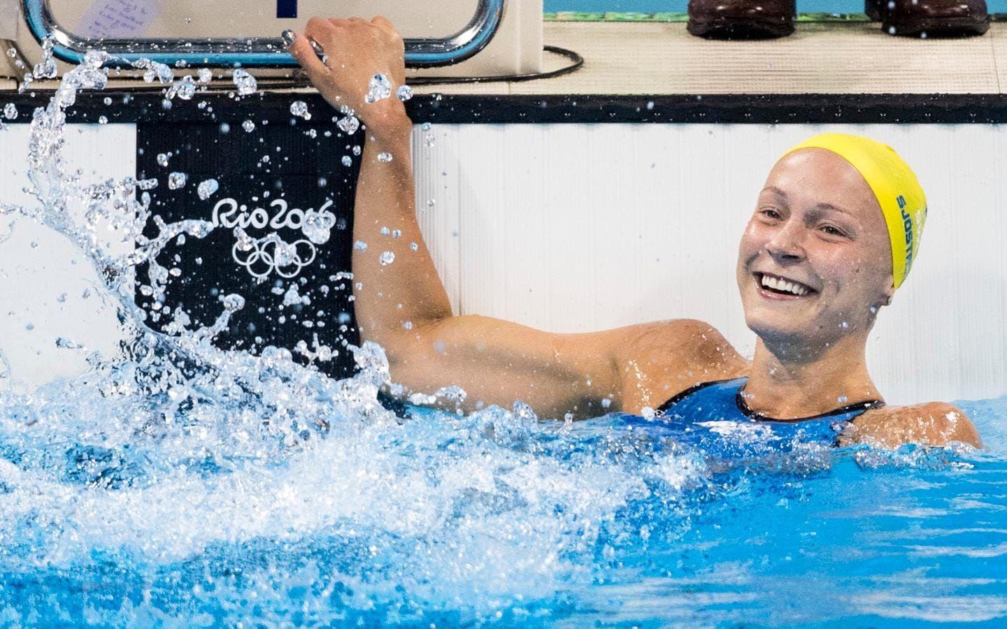 Sarah Sjöström blev sjufaldig guldmedaljör i årets sommar-OS i Rio de Janeiro. Foto: TT
