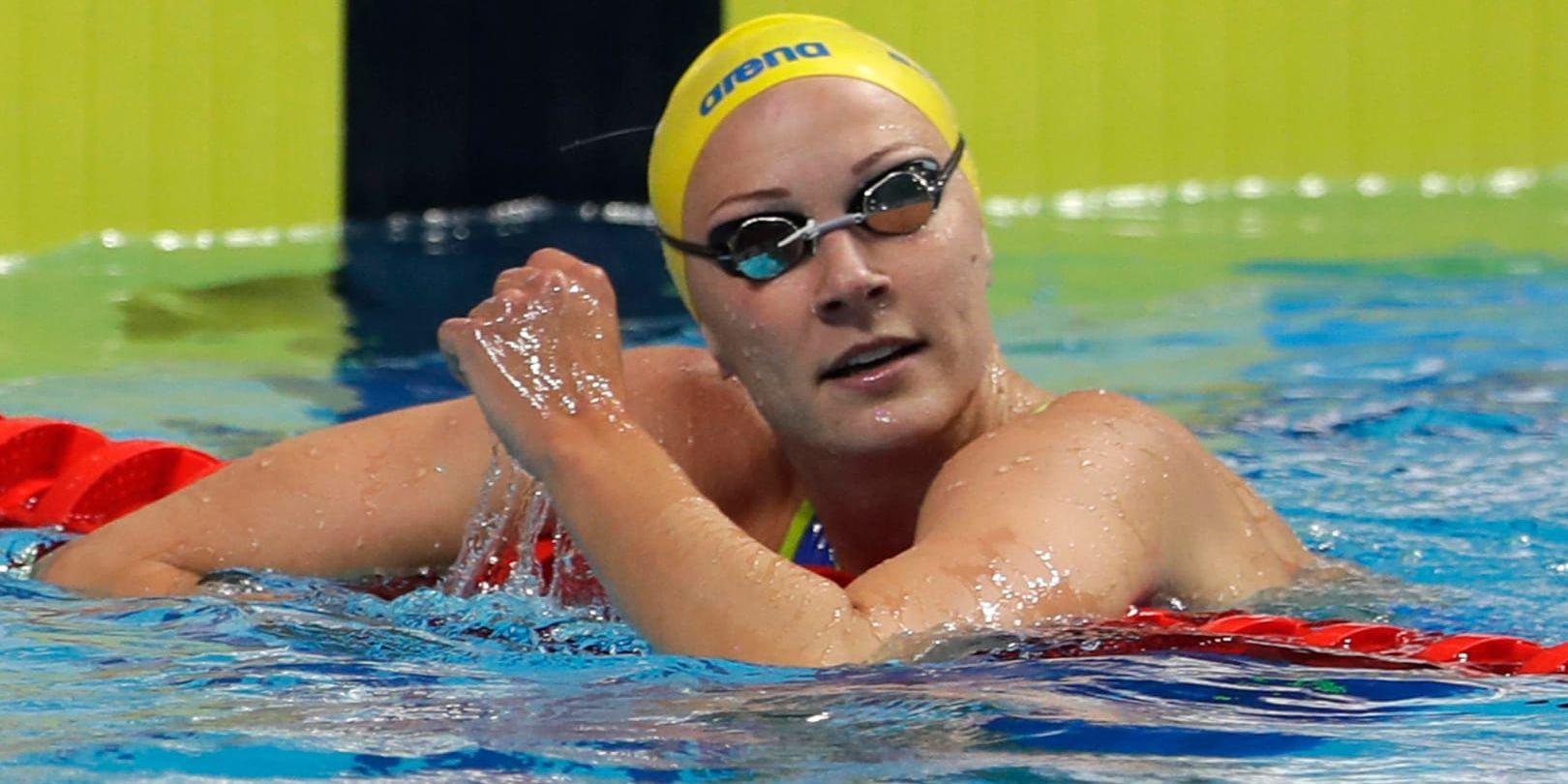 Sarah Sjöström simmade snabbt och tog två pallplatser i Tokyos världscupdeltävling. Arkivbild.