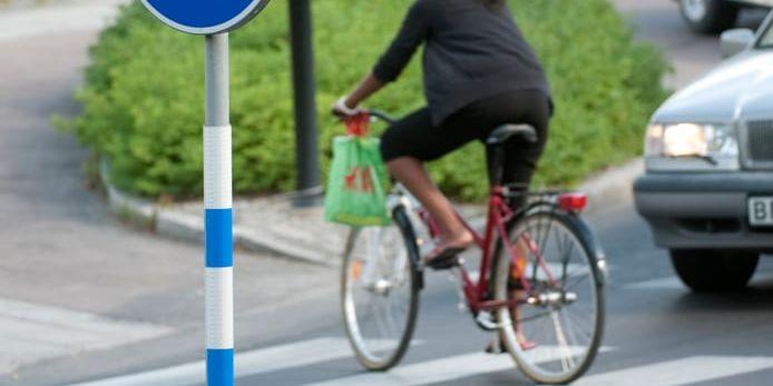 Det är ej väjningsplikt mot cyklister vid obevakade övergångsställen, skriver insändarskribenten.