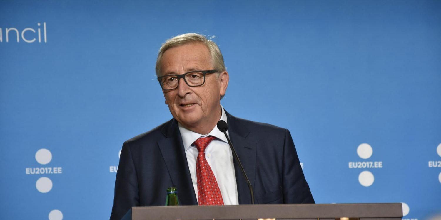 EU-kommissionens ordförande Jean-Claude Juncker ska i morgon hålla tal om läget i unionen. Arkivbild.