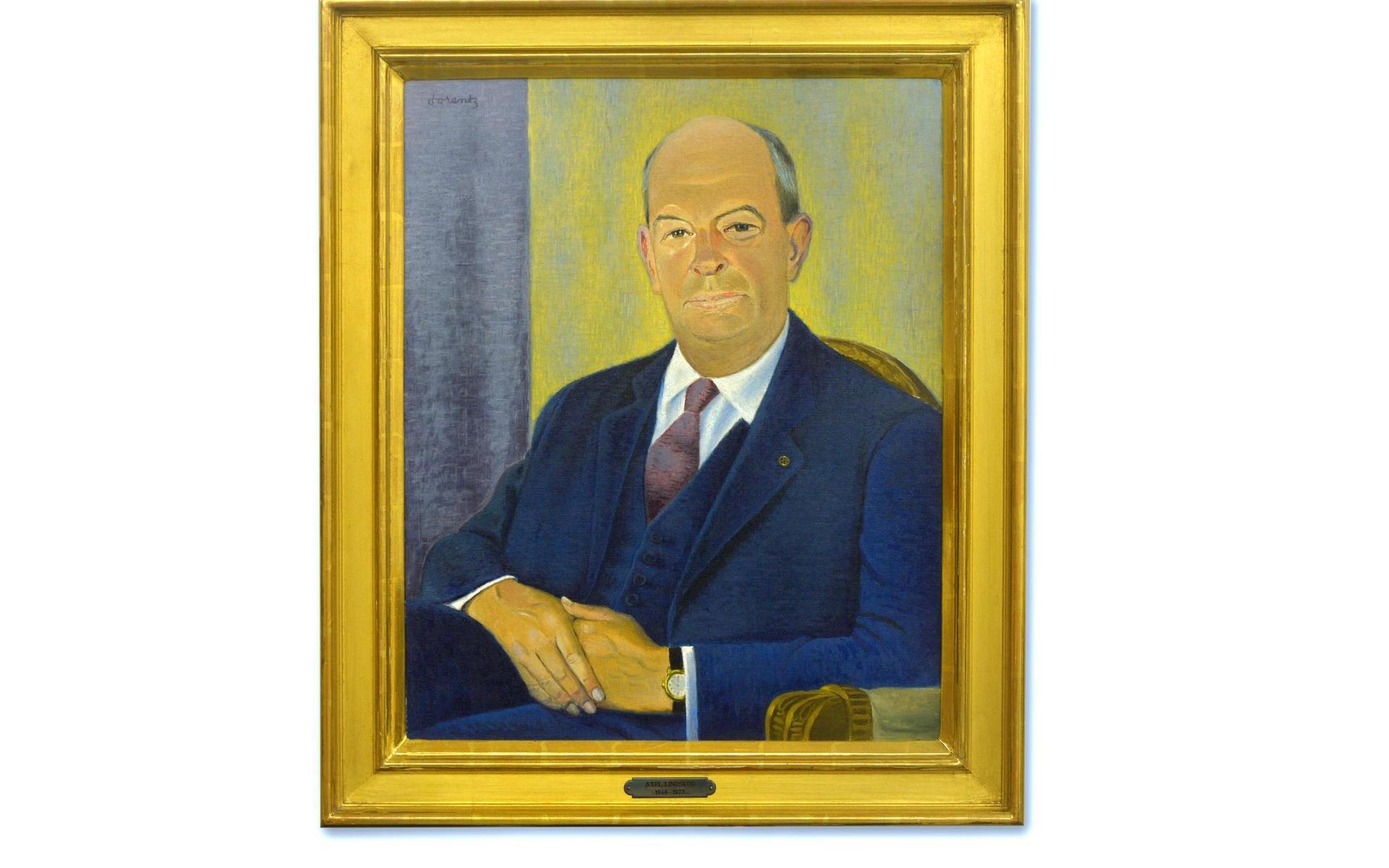 Axel Lindskog var ordförande i banken i hela tre decennier - 1946-1977.