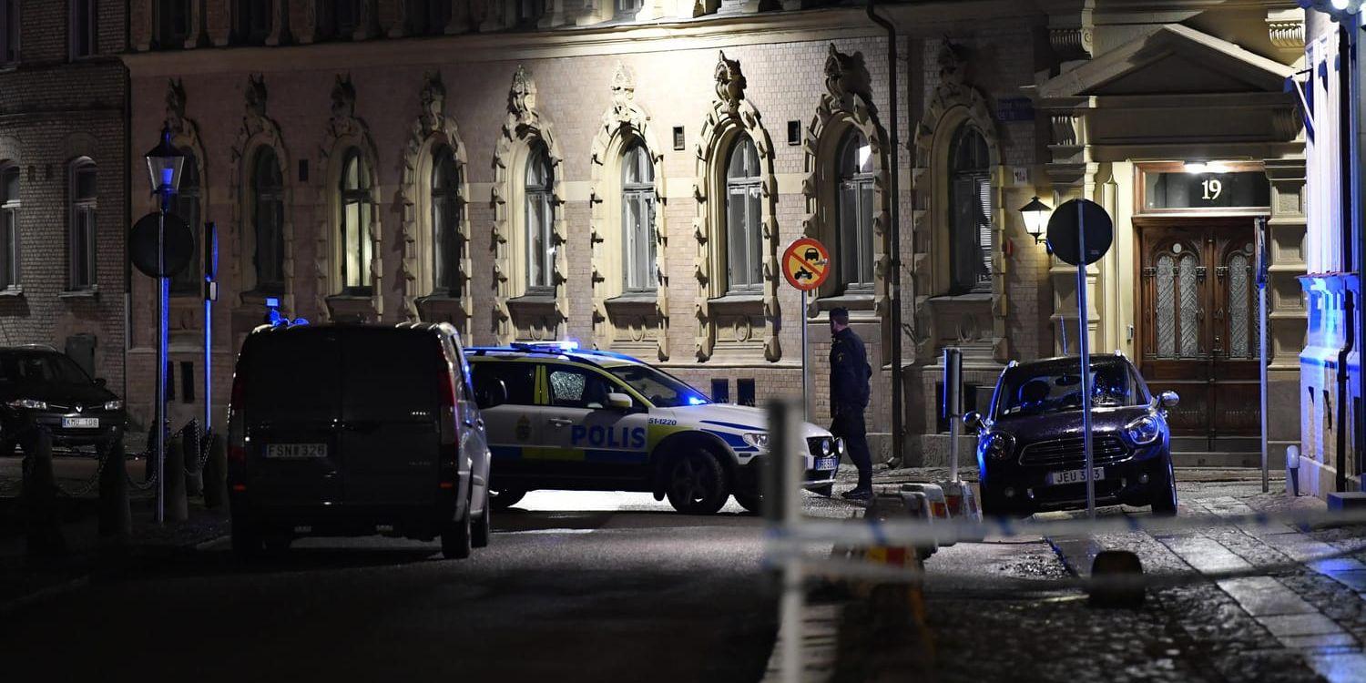 Tre personer sitter nu häktade, misstänkta för brandattacken mot synagogan i Göteborg i december förra året. Arkivbild.