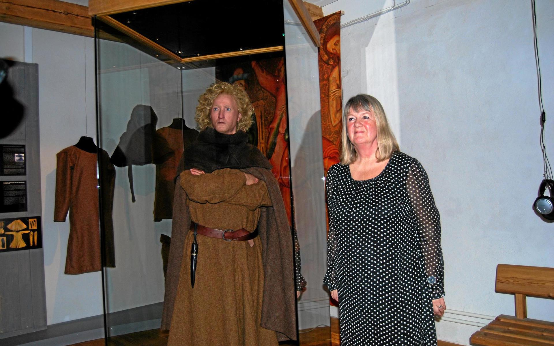 Christina Andersson-Wiking är 1:e antikvarie på Hallands kulturhistoriska museum och har arbetat aktivt med Bockstensmannen i snart 30 år.