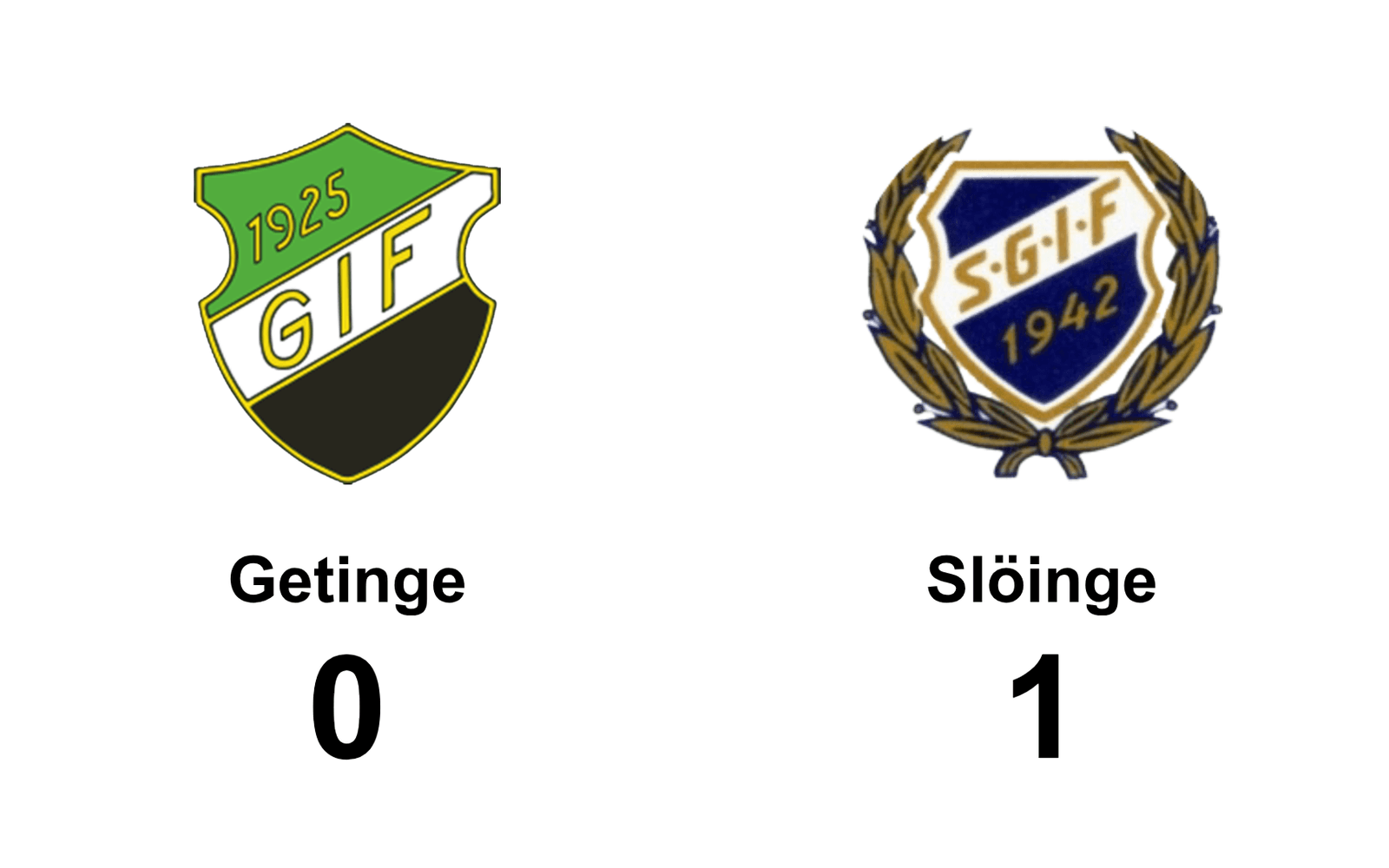 Getinge IF förlorade mot Slöinge GoIF