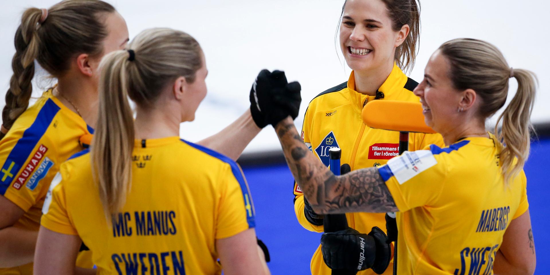 Lag Anna Hasselborg får chansen att ta VM-guld på hemmaplan 2023. Arkivbild.
