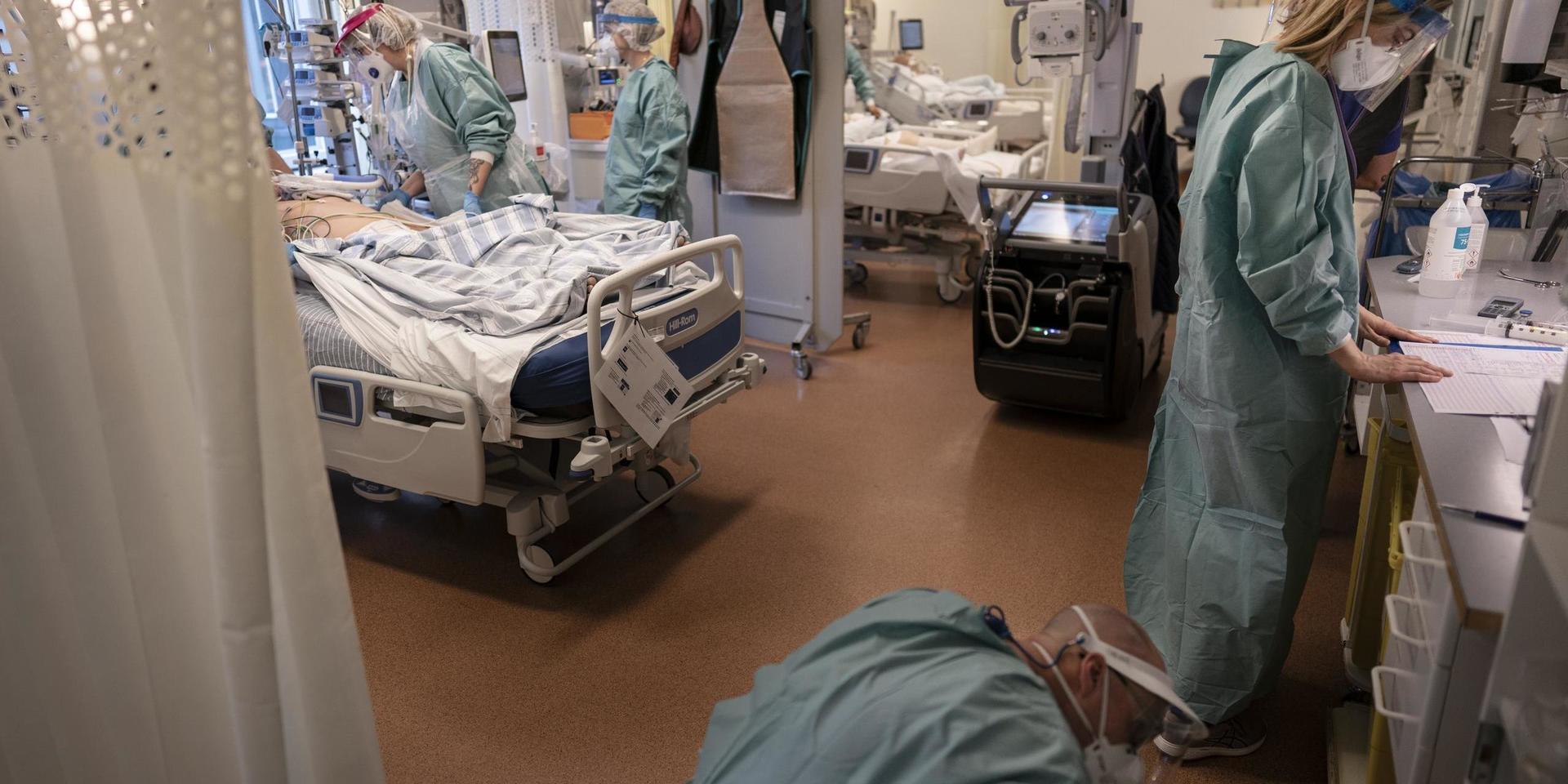 Östra sjukhuset i Göteborg har haft fullt upp med intensivvård av covidpatienter under pandemin.
