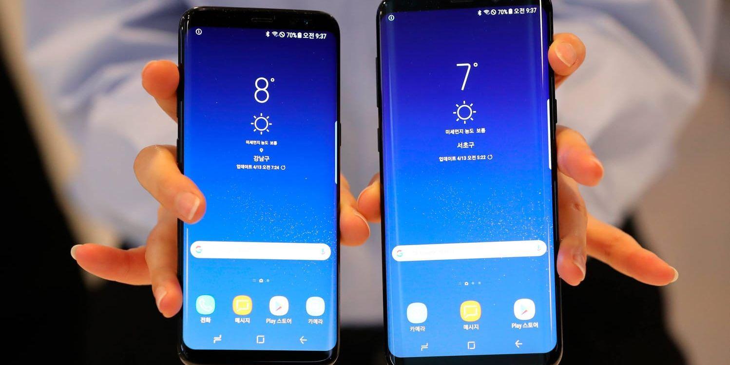 Samsungtelefoner – nu också på engelska. Arkivbild.