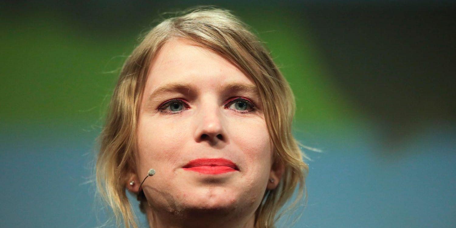 Chelsea Manning vid ett panelsamtal i Berlin i maj. Arkivbild.