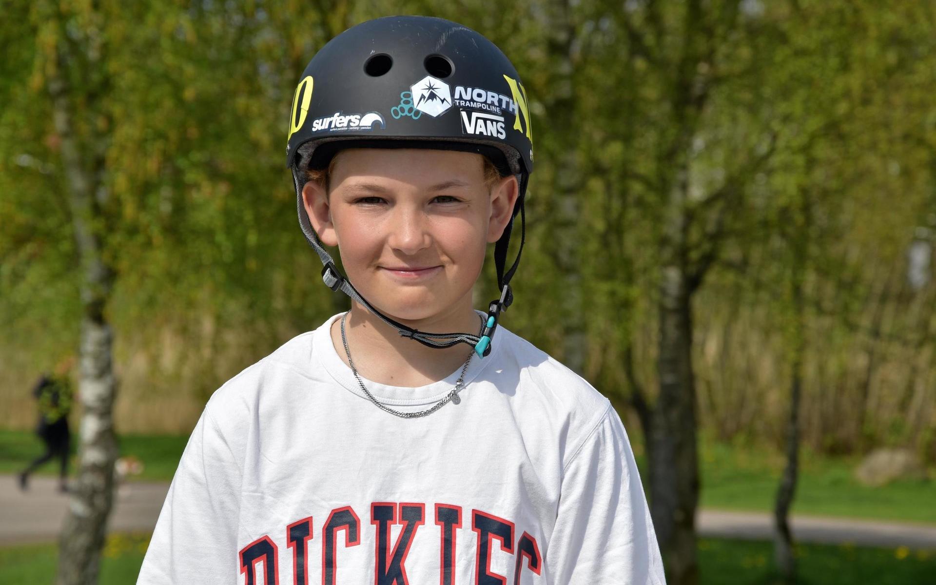 14-årige Hampus Winberg åker till USA på lördag för att försöka kvala in till OS i Tokyo senare i sommar.