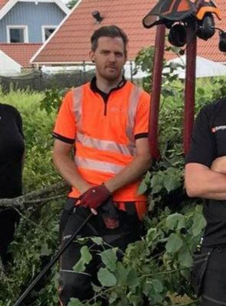 Patrik Haag, arbetsledare på Djupdahls Skog och Trädgård.