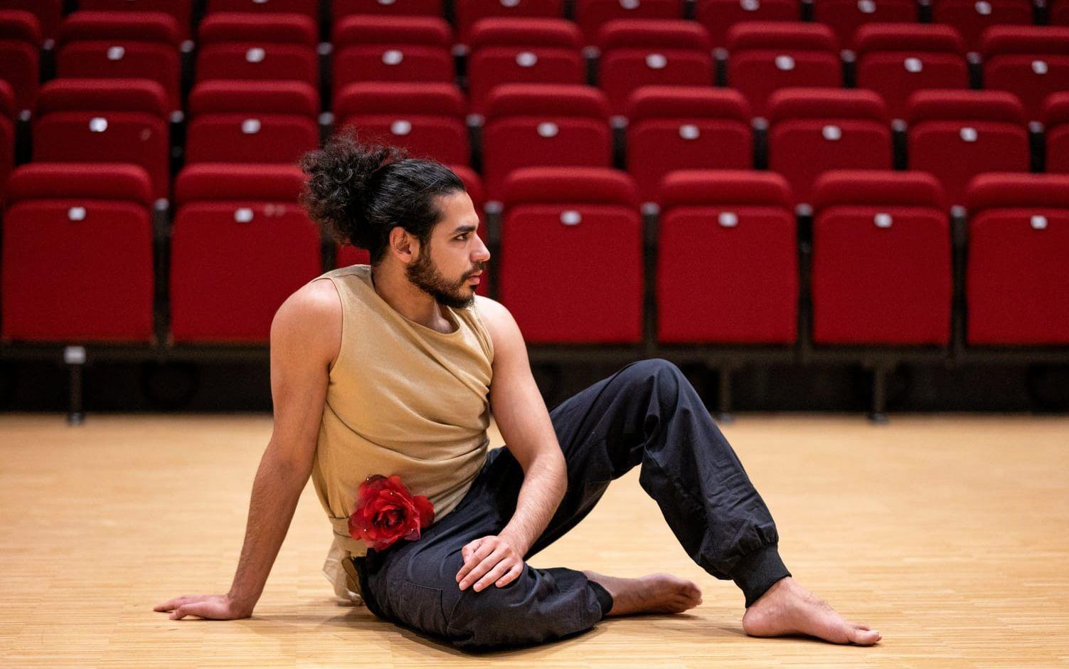 Mohumed Diab är dansare och tilldelades ifjol Halmstads kommuns kulturstipendium.
