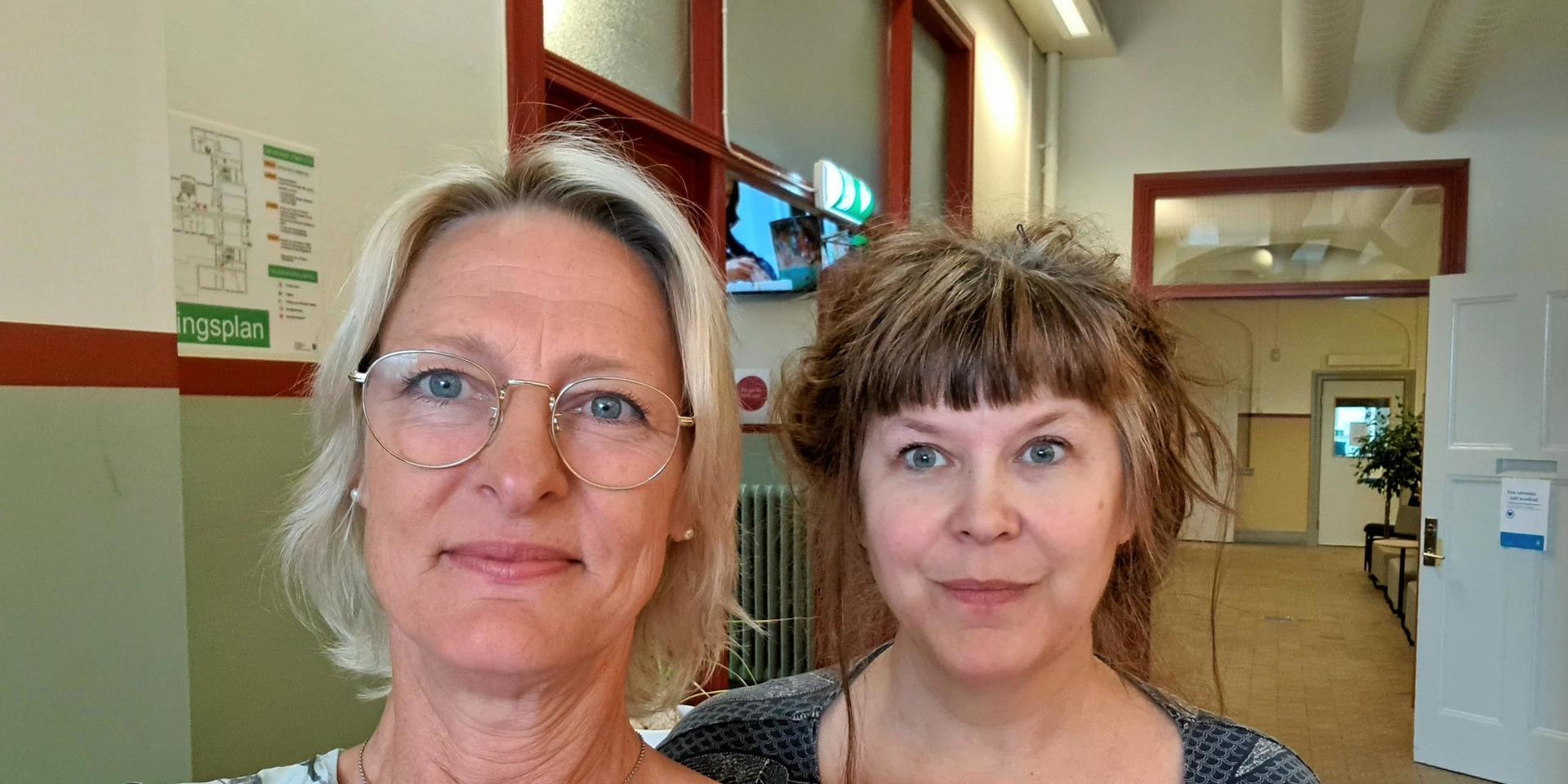 Annika Werdelin och Malin Svarfvar, enhetschefer på Kulturskolan i Varberg, ser fram emot hösten.