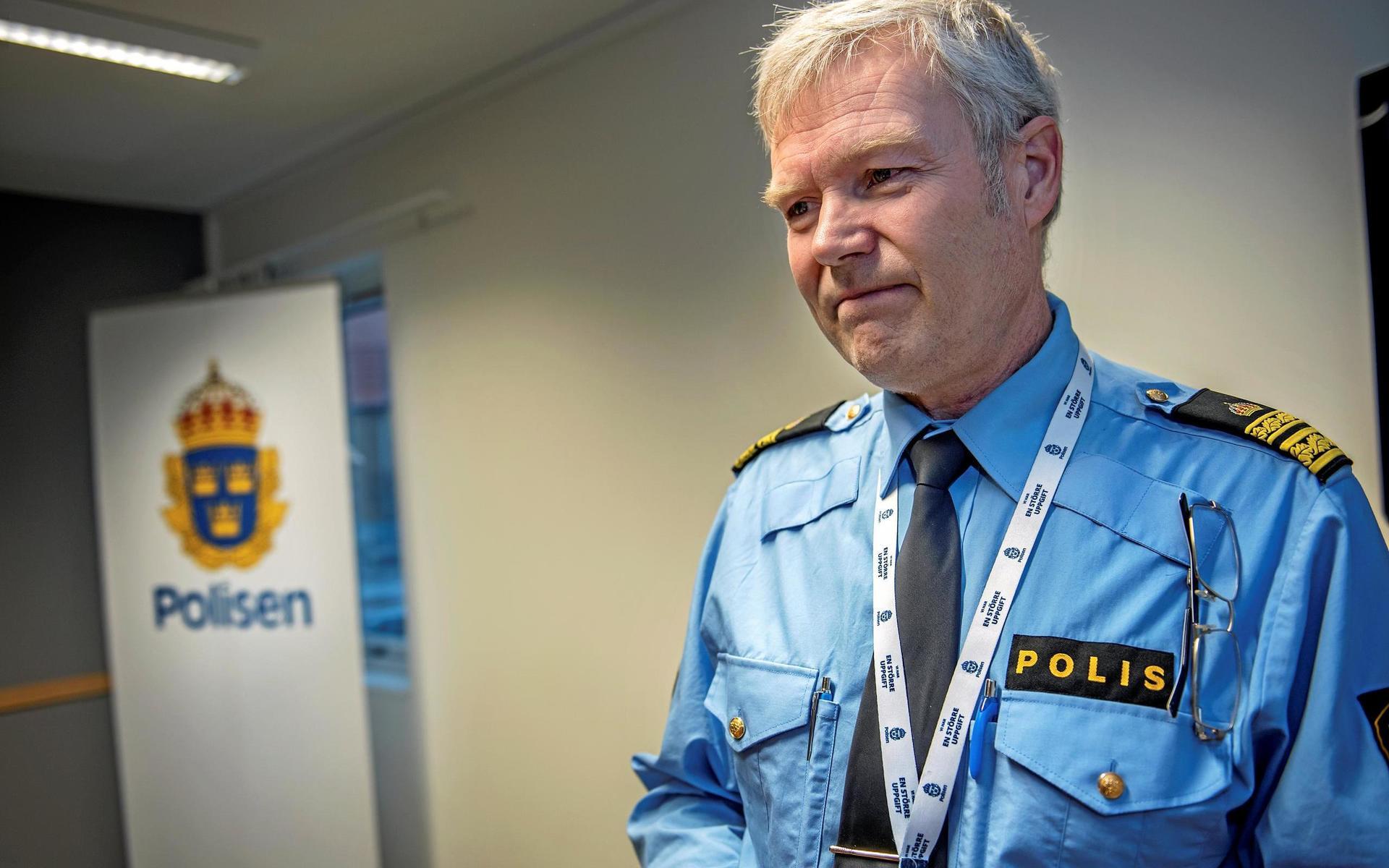 Anders Wiss, lokalpolisområdeschef i Varberg.